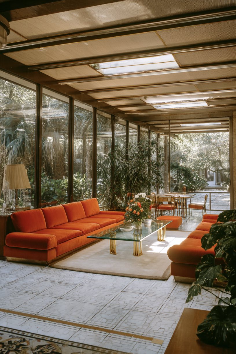 Retro Radiance in 70s Style