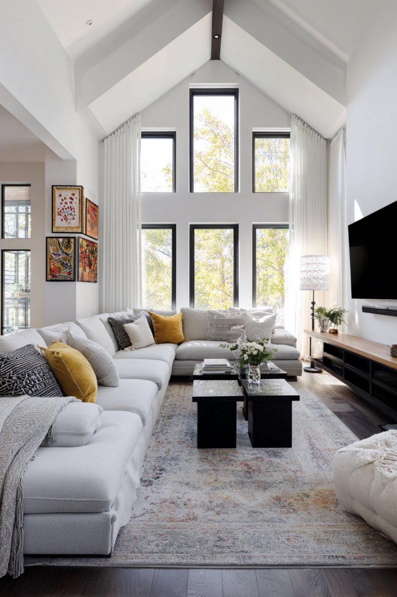 Mid-Century Glow with a Playful Twist