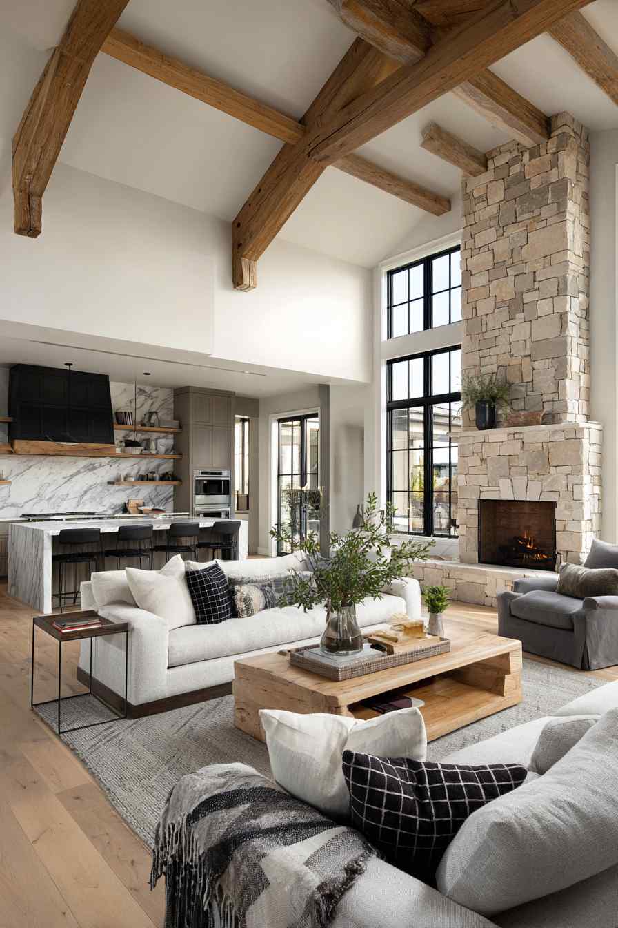 Warm Minimalism in a Modern Farmhouse