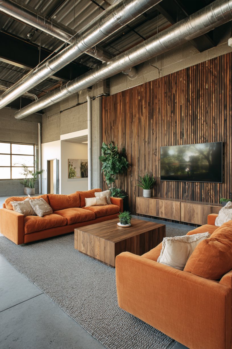 Sleek Meets Warmth in a Modern Setup