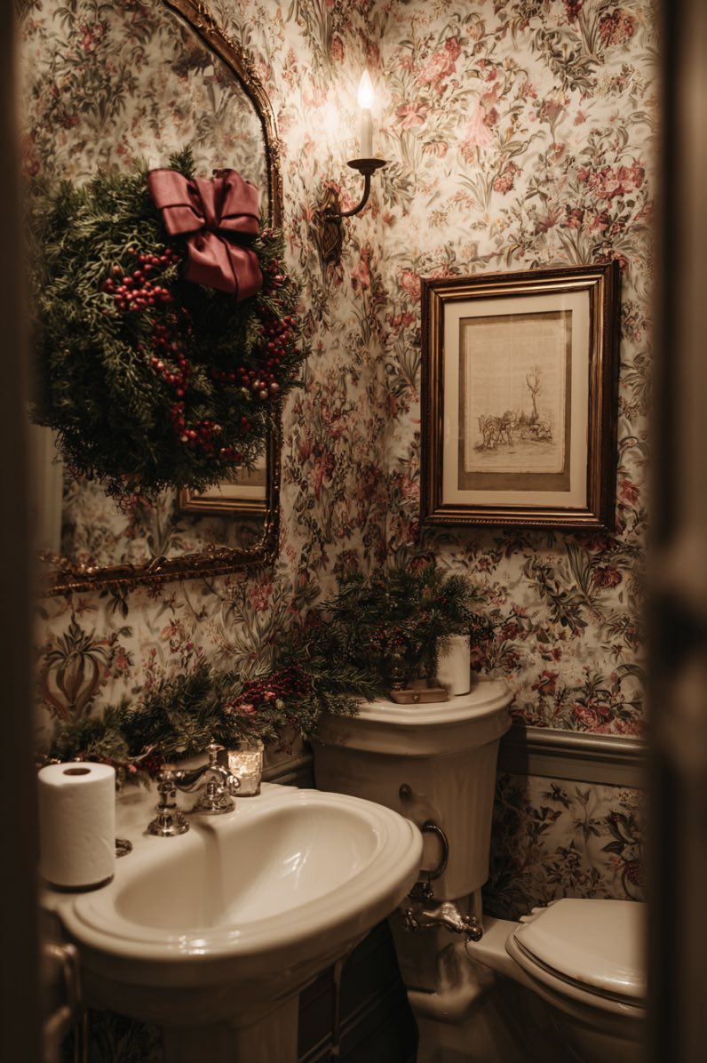 Charming Vintage Holiday Nook