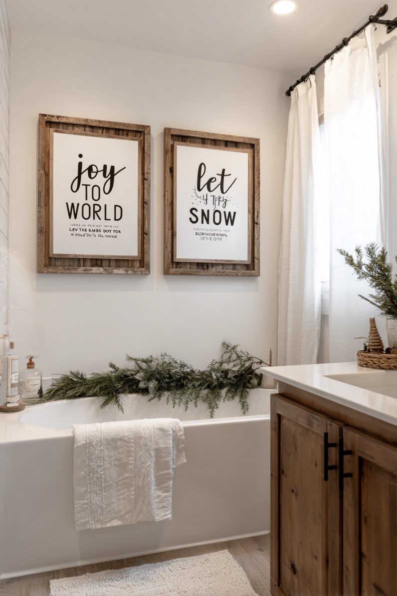 Minimalist Cheer in a Modern Bath