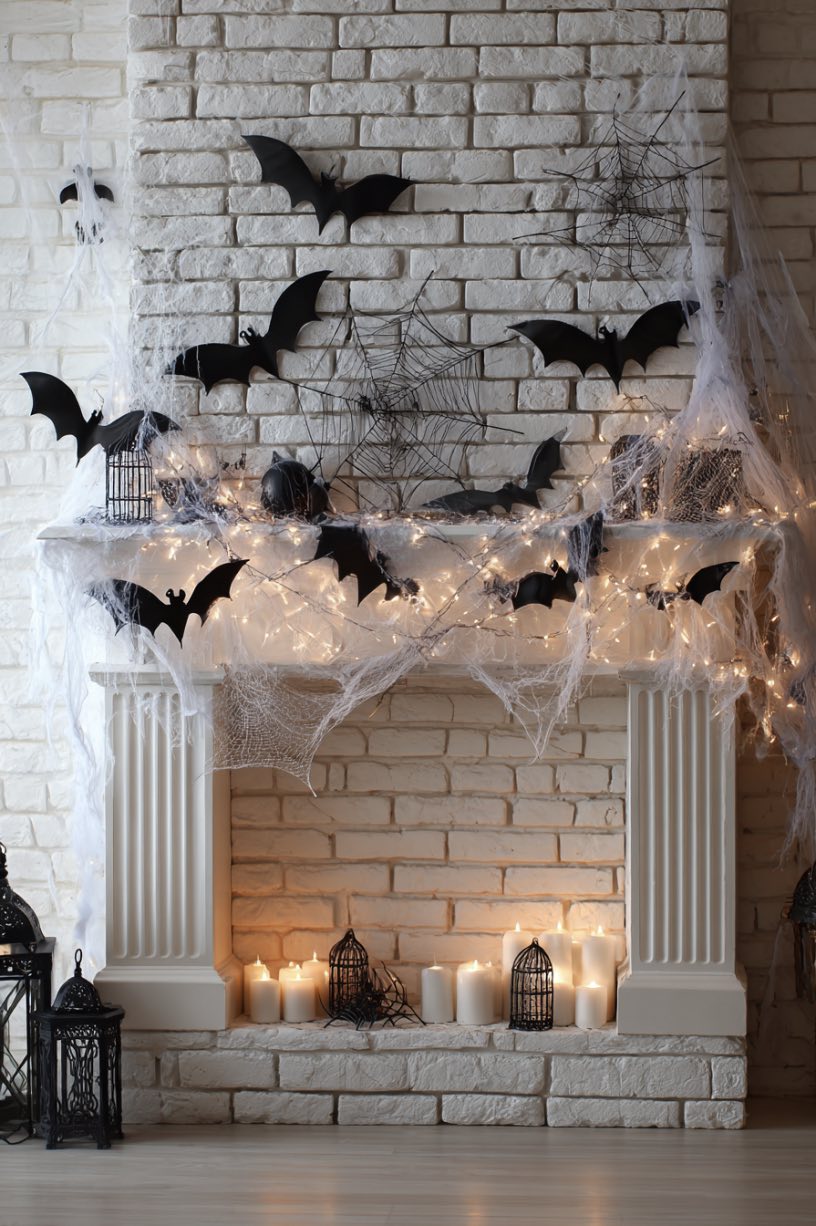 Whimsical Halloween Fireplace