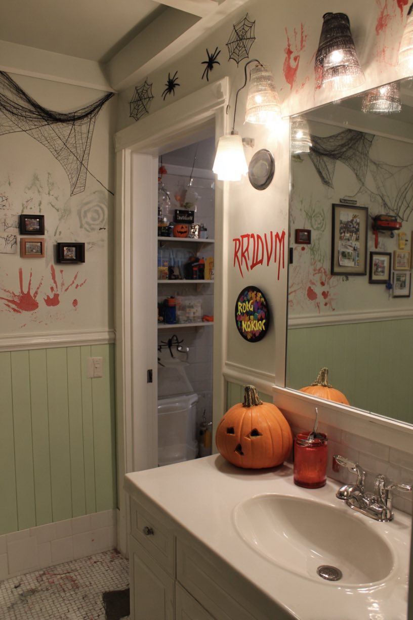 Scary Movie Bathroom Vibe