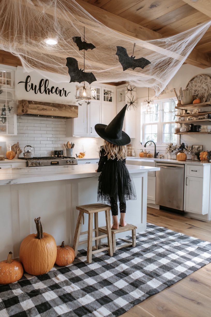Playful Kitchen Witch Scene