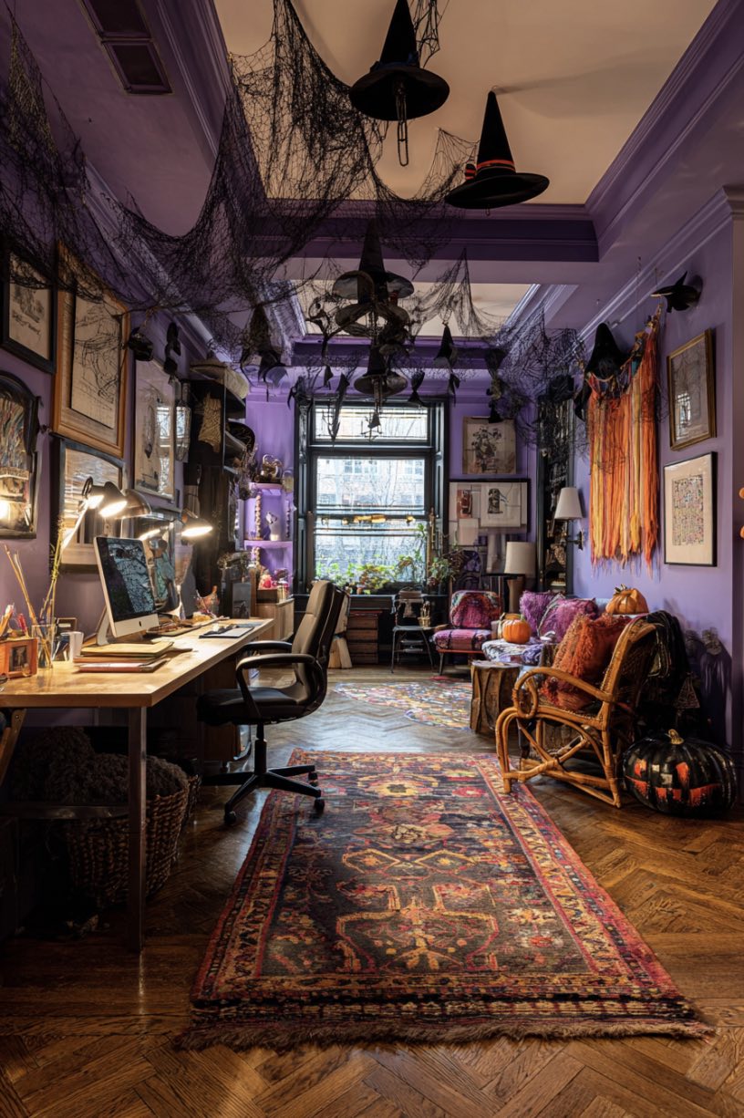 Playful Witchy Home Office